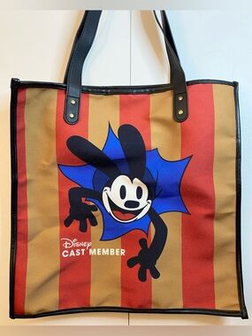 Disney Platinum 100 Oswald The Lucky Exclusive Tote Bag Purse 16”X16”